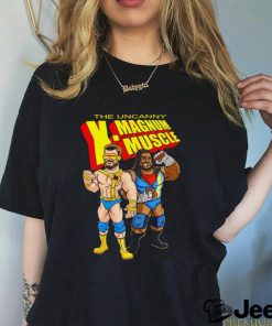 The Uncanny X Magnum Muscle cartoon shirt