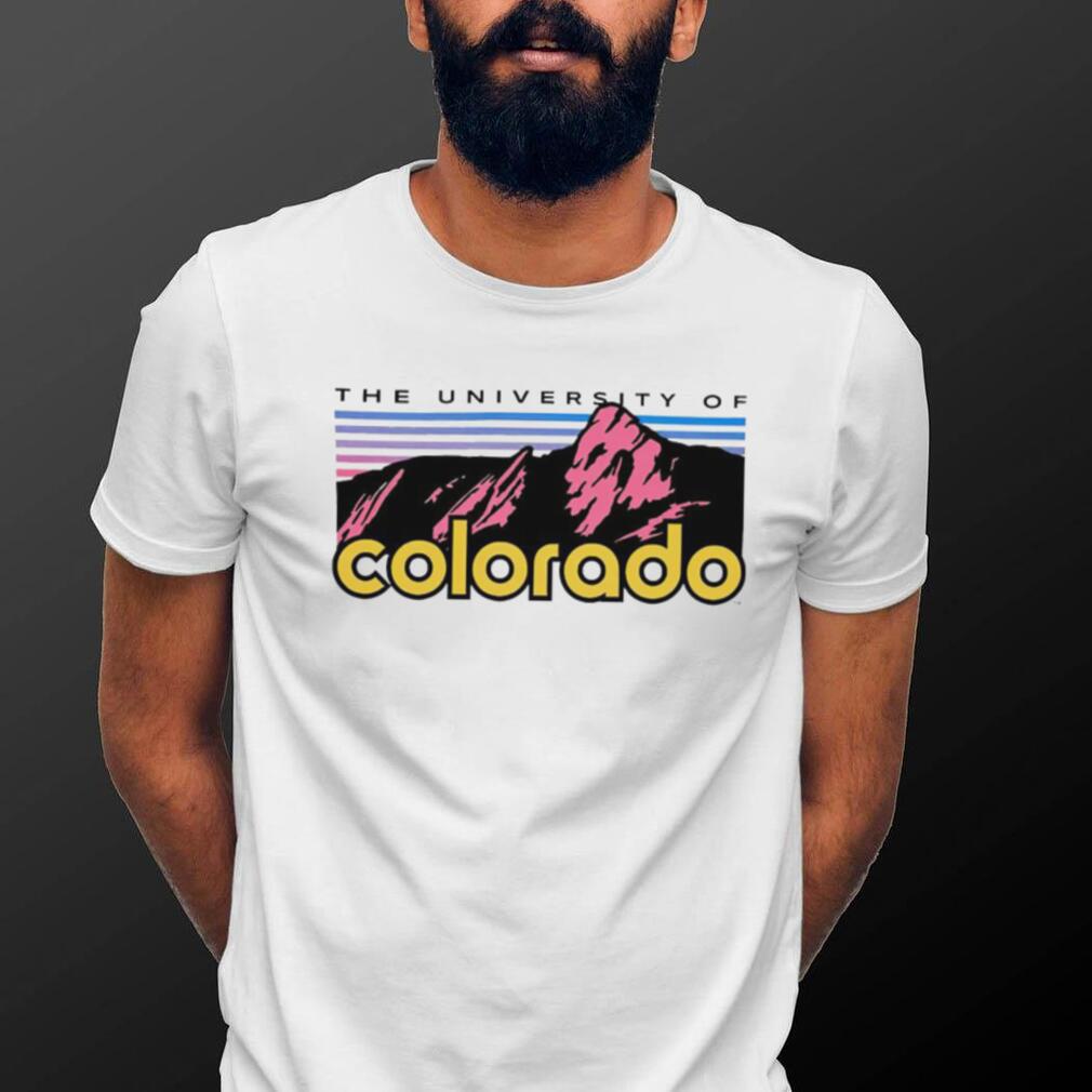 The University Of Colorado vintage logo shirt