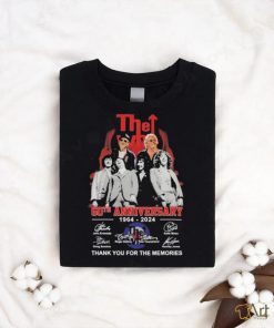 The Who 60th Anniversary 1964–2024 Thank You For The Memories Signatures shirt