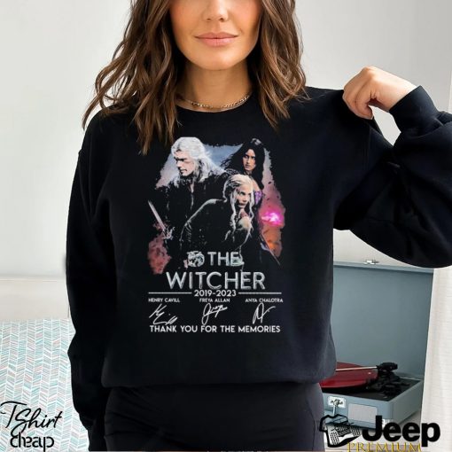 The Witcher 2019 2023 thank you for the memories signatures shirt