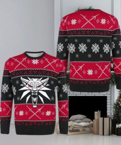 The Witcher Dreaming Of A White Wolf Holiday Ugly Christmas Sweater