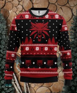 The Witcher Red Ugly Christmas Sweater Amazing Gift Men And Women Christmas Gift