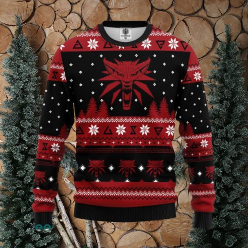 The Witcher Red Ugly Christmas Sweater Amazing Gift Men And Women Christmas Gift