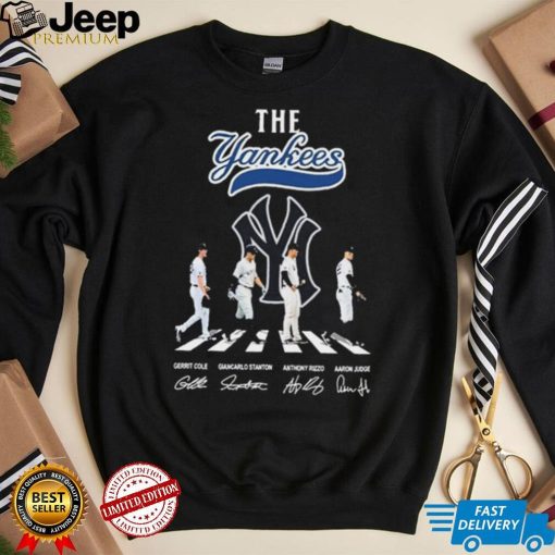 The Yankees Gerrit Cole Giancarlo Stanton Anthony Rizzo Aaron Judge Signature Shirt