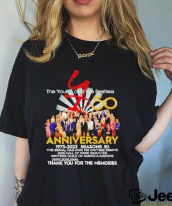 The Young and the Restless 50th anniversary 1973 2023 season’s 50 thank you for the memories shirt