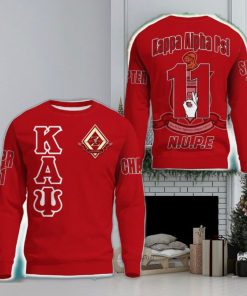 The Zeta Chapter Chapter Red 3D Sweater Community Personalized Logo For Men And Women Gift Christmas