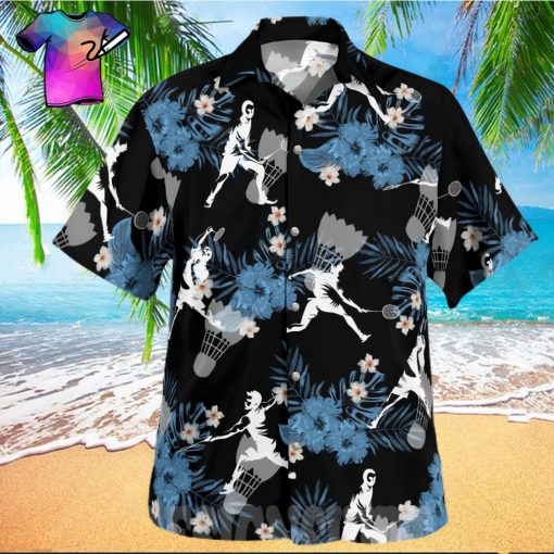 The best selling  Badminton Players All Over Print Hawaiian Shirt