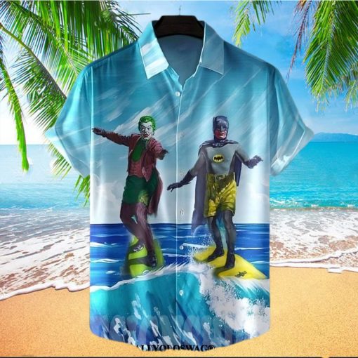 The best selling  Batman And Joker Surfing All Over Print Hawaiian Shirt