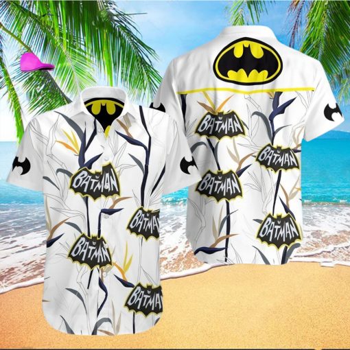 The best selling  Batman Logo All Over Print Hawaiian Shirt   White