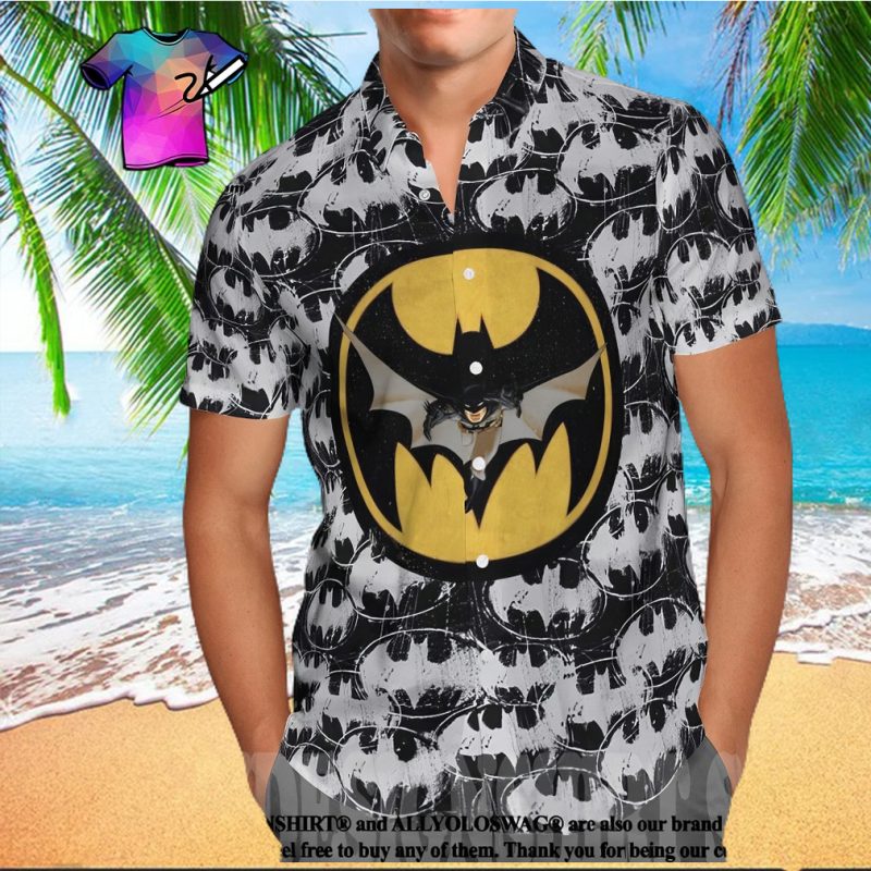 The best selling  Batman Painted Logo All Over Print Hawaiian Shirt