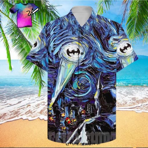 The best selling  Batman The Starry Night All Over Print Hawaiian Shirt