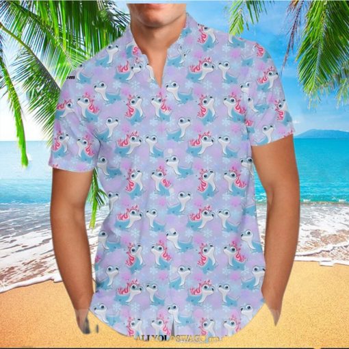 The best selling  Bruni The Fire Spirit Frozen Disney Cartoon Graphics Inspired All Over Print Hawaiian Shirt