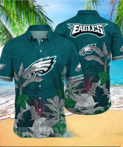 The best selling Philadelphia Eagles NFL Floral Full Printed Classic Hawaiian Shirt