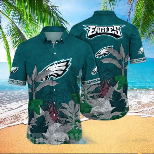 The best selling  Philadelphia Eagles NFL Floral Full Printed Classic Hawaiian Shirt