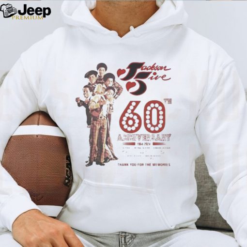 The jackson 5 60th anniversary 1964 2024 thank you for the memories T shirt