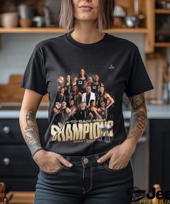 The las vegas aces win their second straight wnba championship shirt