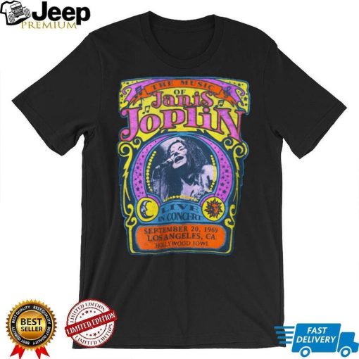 The music of Janis Joplin live in concert 1969 vintage shirt