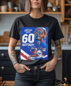 The new york rangers jonathan quick 60 shutouts in nhl 2023 shirt