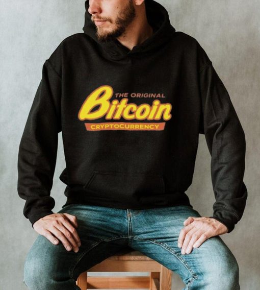 The origina bitcoin cryptocurrency t shirt