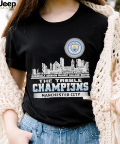 The treble champions the citizens shirt