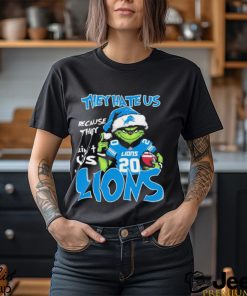 They Hate Us Because Ain’t Us Grinch Detroit Lions Football Christmas Shirt