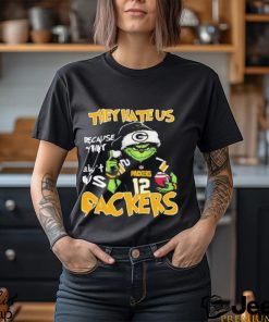 They Hate Us Because Ain’t Us Grinch Green Bay Packers Christmas Shirt