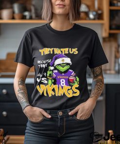 They Hate Us Because Ain’t Us Grinch Minnesota Vikings Christmas Shirt