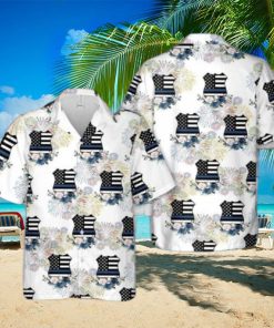 Thin Blue Line Hawaiian Shirt