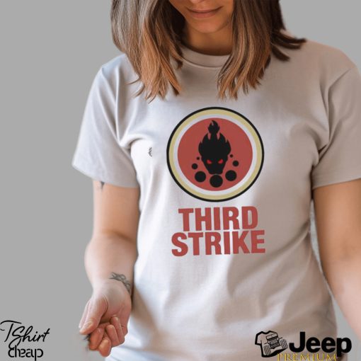 Third Strikes Parody Logo Lucky Strike Shirt