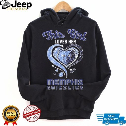 This Girl Loves Her Heart Memphis Grizzlies Shirt