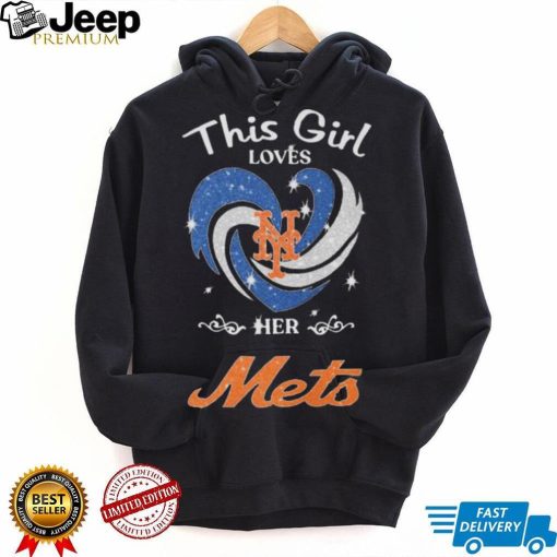 This Girl Loves Her New York Mets Diamond Heart shirt