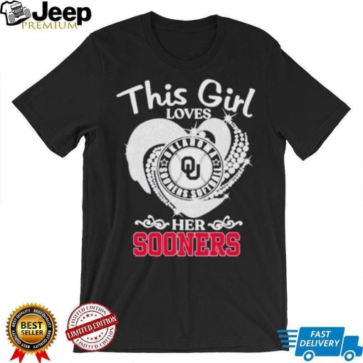 This Girl Loves Her Oklahoma Sooners Heart Diamond 2023 Shirt