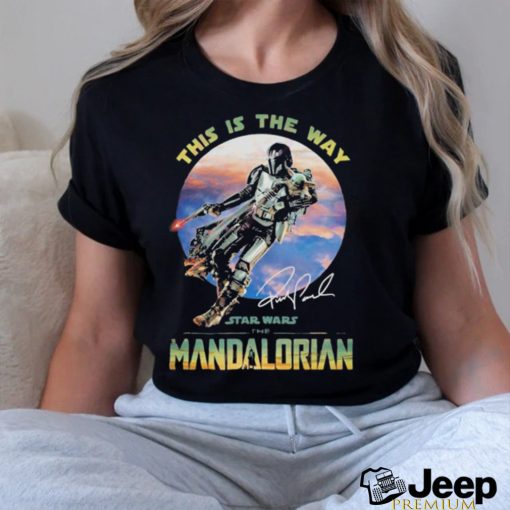 This Is A Way Signature Star Wars The Mandalorian Shirt