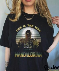 This Is A Way Star Wars The Mandalorian T Shirt