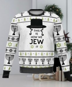 This Is How Jew It Christmas Ugly Sweater Mens