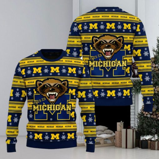 This Is Michigan Wolverines Ugly Christmas Sweater