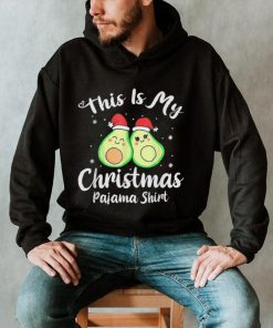 This Is My Christmas Pajama Funny Avocado Xmas Gift Shirt