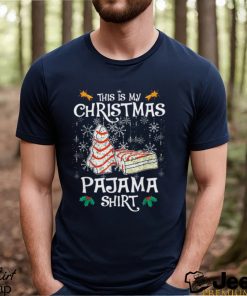 This Is My Christmas Pajama Shirt Funny Christmas Cake T Shirt