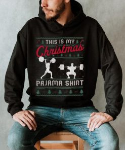 This Is My Christmas Pajama Weightlifting Funny Shirt