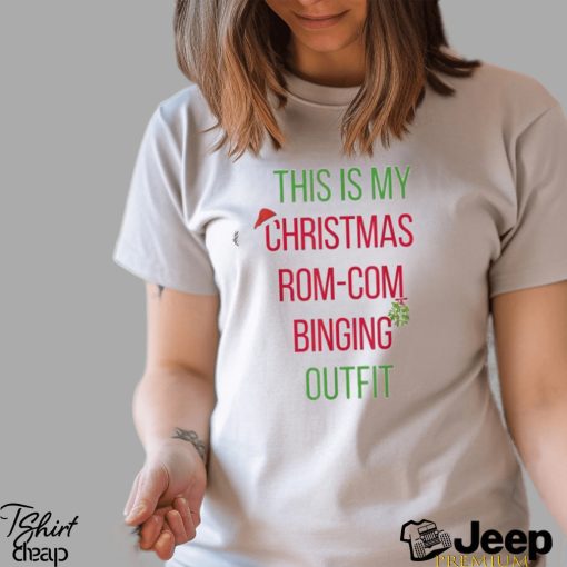 This Is My Christmas Rom Coms Outfit Shirt, Cheap Christmas Family Shirts