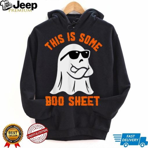 This Is Some Boo Sheet Cool Ghost Funny Halloween Costume T Shirt