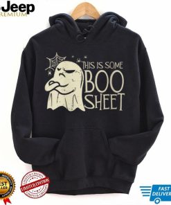 This Is Some Boo Sheet Halloween Groovy Funny Gift Men Women V Neck T Shirt