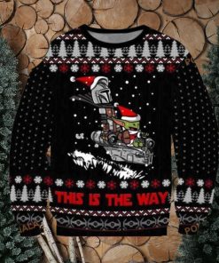 This Is The Way Din Djarin And Grogu Baby Yoda Star Wars Christmas Ugly Sweater