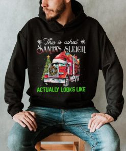 This Is What Santa’s Sleigh Actually Looks Like Truck Christmas Tree Sweatshirt