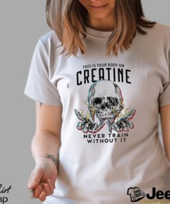 This Is Your Body On Creatine Skull Shirt