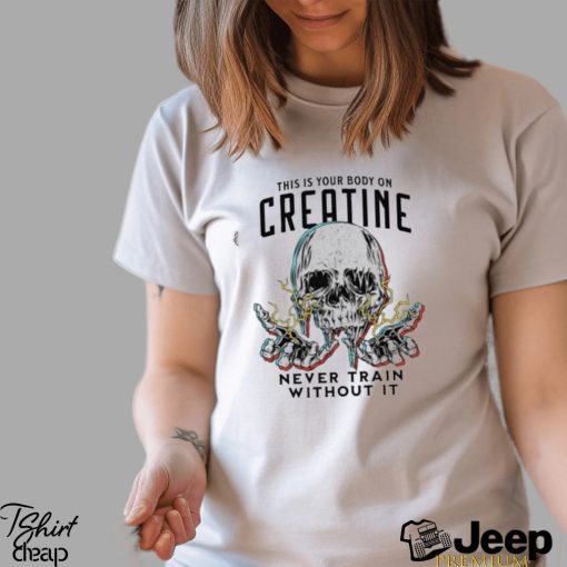 This Is Your Body On Creatine Skull Shirt