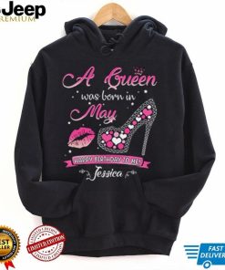 This Queen was Born in May Birthday Shirts for Women T Shirt, Multicolored