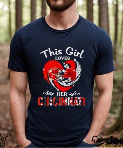 This girl loves her Cincinnati shirt