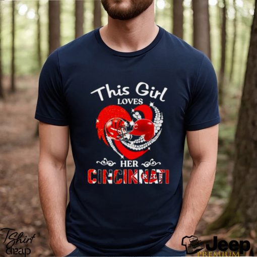 This girl loves her Cincinnati shirt