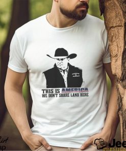 This is America we don’t share land here 2023 shirt